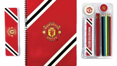 Manchester United FC Core Stripe A4 Stationery Set