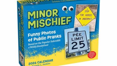 Minor Mischief Desk Calendar 2026