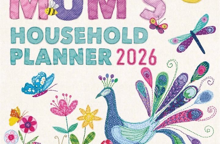 Mum's Fabric Household Family Planner 2026