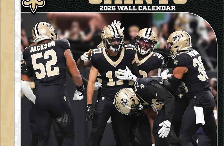 New Orleans Saints NFL Calendar 2026