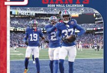 New York Giants NFL Calendar 2026