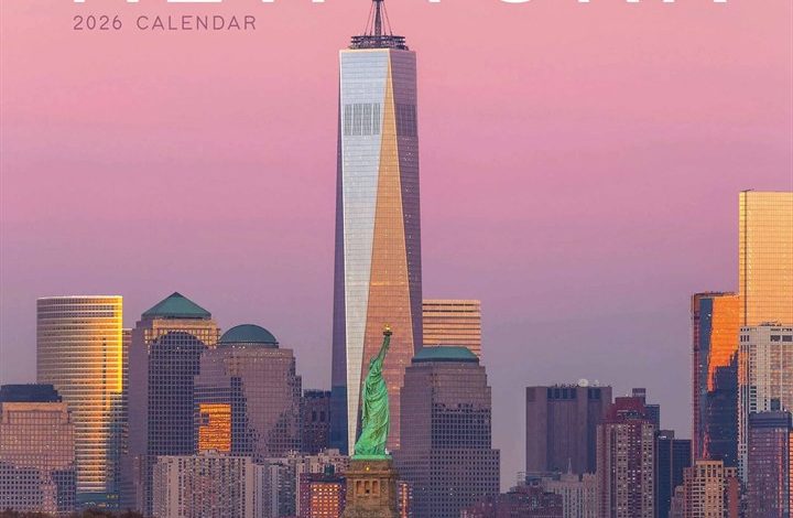 New York Mini Calendar 2026