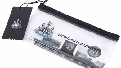 Newcastle United FC Pencil Case Stationery Set