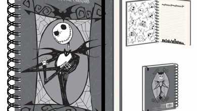 Nightmare Before Christmas Grey Wiro A5 Notebook