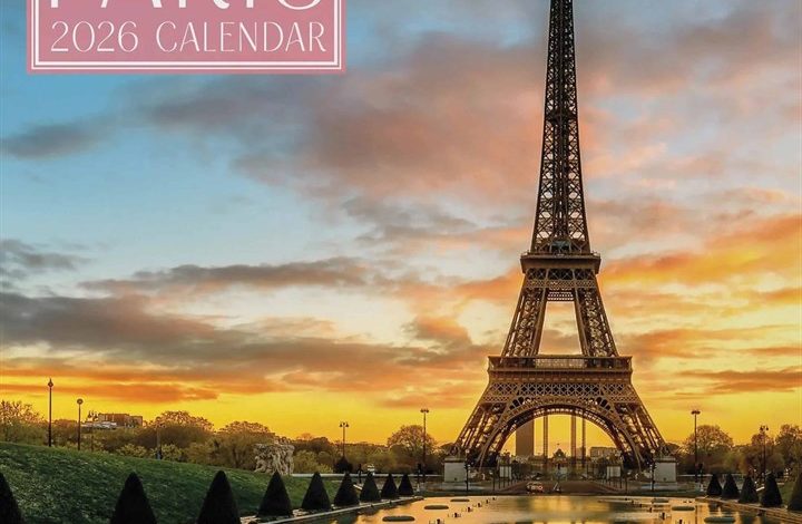 Paris Mini Calendar 2026