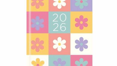 Patchwork Daisies A7 Diary 2026
