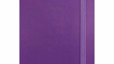 Purple Soft Touch A7 Diary 2026