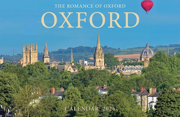 Romance Of Oxford A4 Calendar 2026
