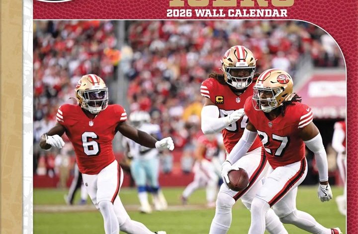 San Francisco 49ers NFL Calendar 2026