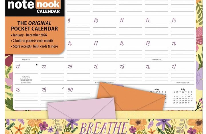 Shine Within Note Nook Family Planner 2026