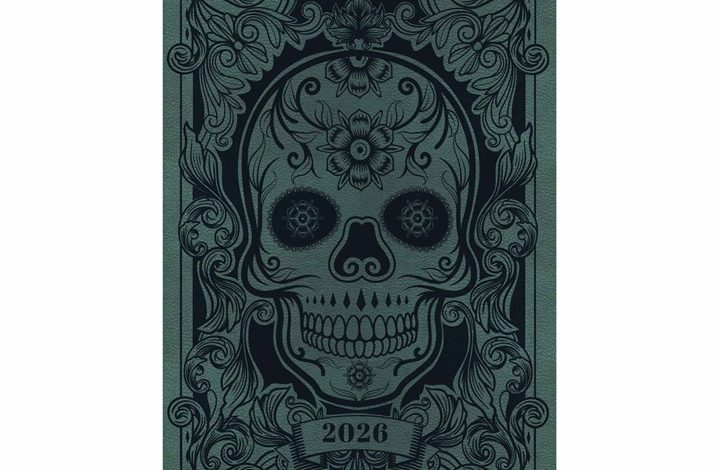 Skull A5 Diary 2026