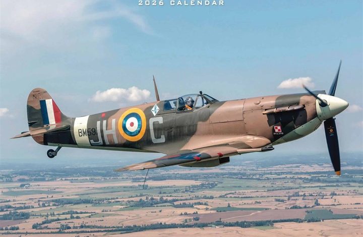 Spitfires Calendar 2026