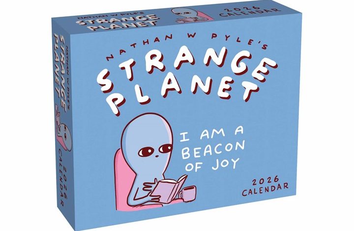 Strange Planet Desk Calendar 2026