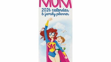 Super Mum Deluxe Slim Family Planner 2026