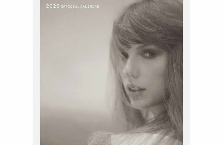 Taylor Swift A3 Calendar 2026