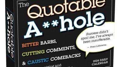 The Quotable A**hole Desk Calendar 2026