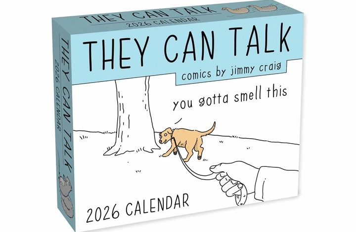 They Can Talk Desk Calendar 2026