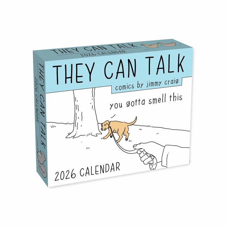 They Can Talk Desk Calendar 2026
