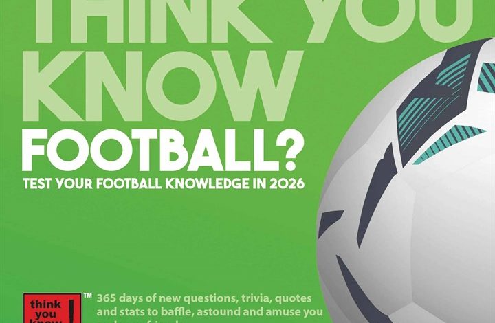 Think You Know Football? Desk Calendar 2026