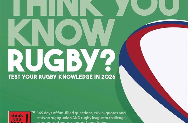 Think You Know Rugby? Desk Calendar 2026