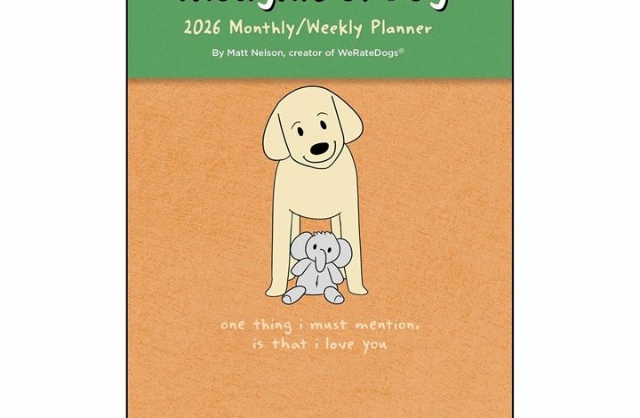 Thoughts Of Dog A5 Diary 2026