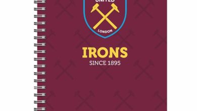 West Ham United FC Spiral Crest A5 Notebook