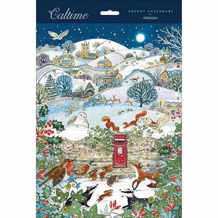 Winter in the Village Portrait Advent Calendar