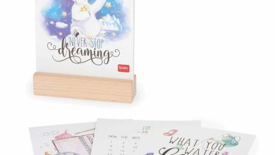 Wooden Block Desk Calendar 2026