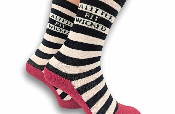 A Little Bit Wicked Socks - Size 4 - 8