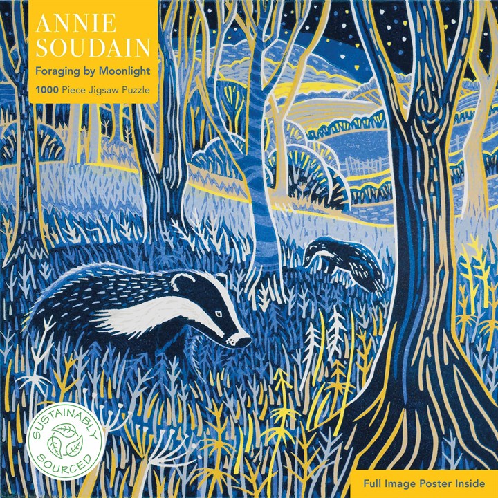 Annie Soudain, Foraging by Moonlight Jigsaw