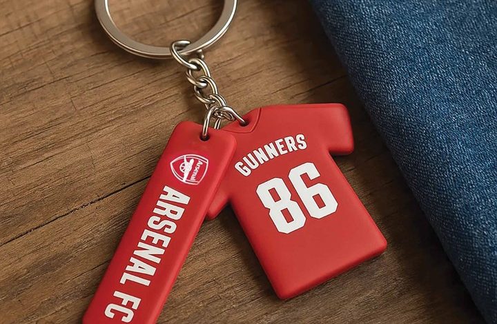 Arsenal FC 2 Icon Keyring