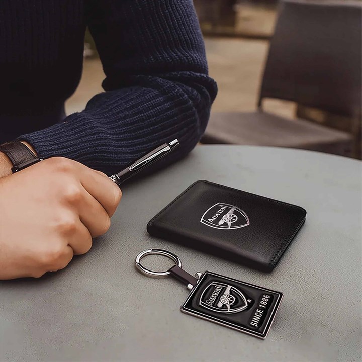 Arsenal FC Card Holder, Keyring & Pen Gift Set