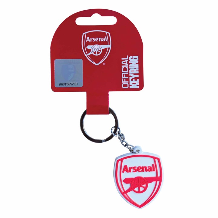Arsenal FC PVC Crest Keyring