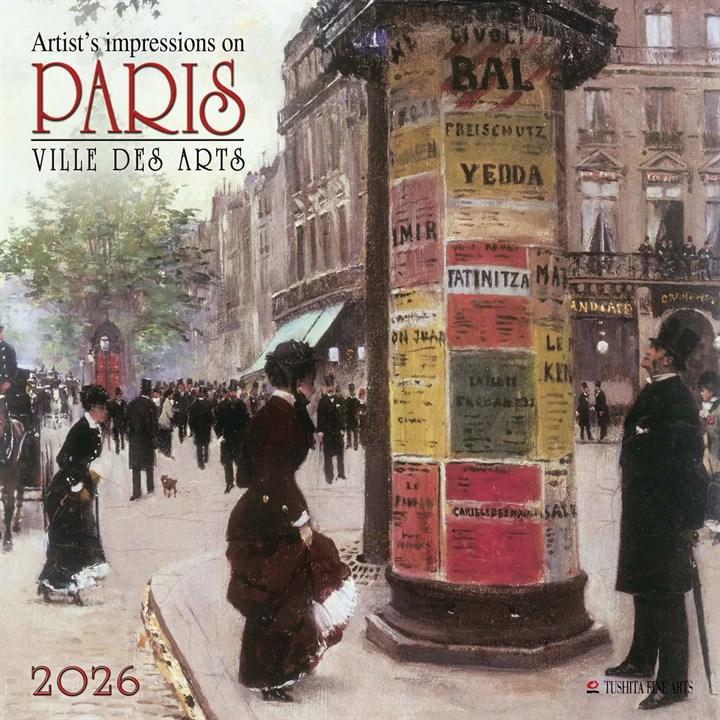 Artist’s Impressions On Paris Calendar 2026