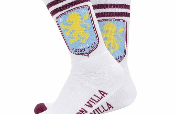 Aston Villa FC Sports Socks - Size 7 - 11