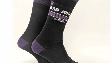 B/Dad Jokes Loading Socks - Size 7 - 11