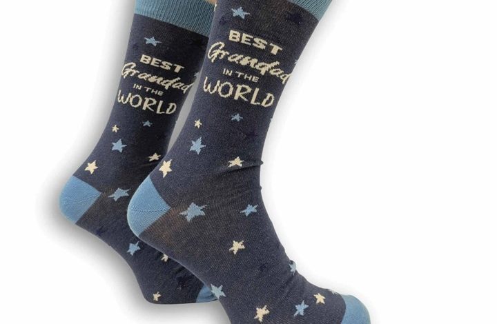 Best Grandad In The World Socks - Size 7 - 11