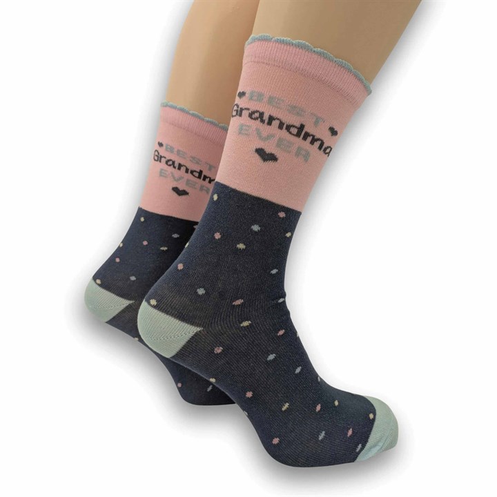 Best Grandma Ever Socks – Size 4 – 8