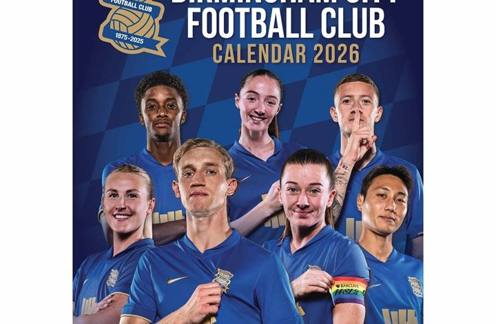 Birmingham City FC A3 Calendar 2026