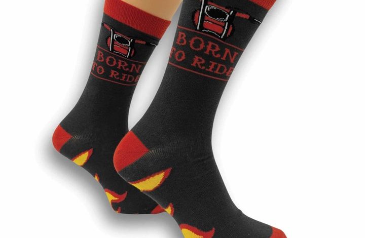 Born to Ride Socks - Size 7 - 11
