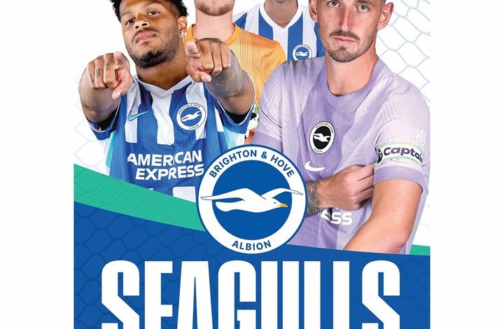 Brighton & Hove Albion FC A3 Calendar 2026