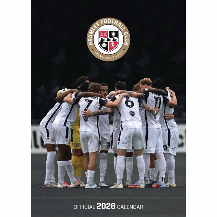 Bromley FC A3 Calendar 2026