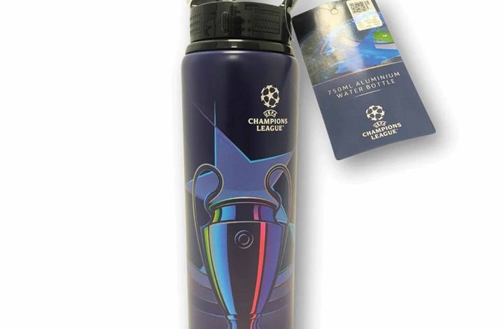 Champions League Print Water Bottle