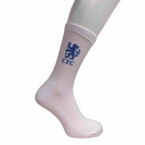 Chelsea FC 3 Pack Sports Socks Size 4 - 6.5