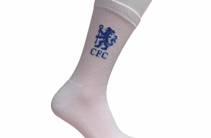 Chelsea FC 3 Pack Sports Socks Size 4 - 6.5