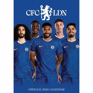 Chelsea FC A3 Calendar 2026