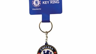 Chelsea FC PVC Crest Keyring