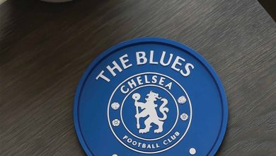 Chelsea FC Text PVC Coaster