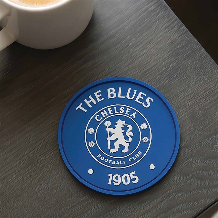 Chelsea FC Text PVC Coaster