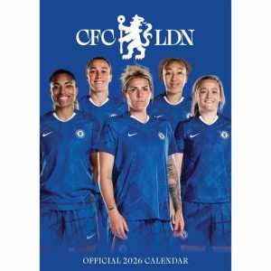 Chelsea Women FC A3 Calendar 2026